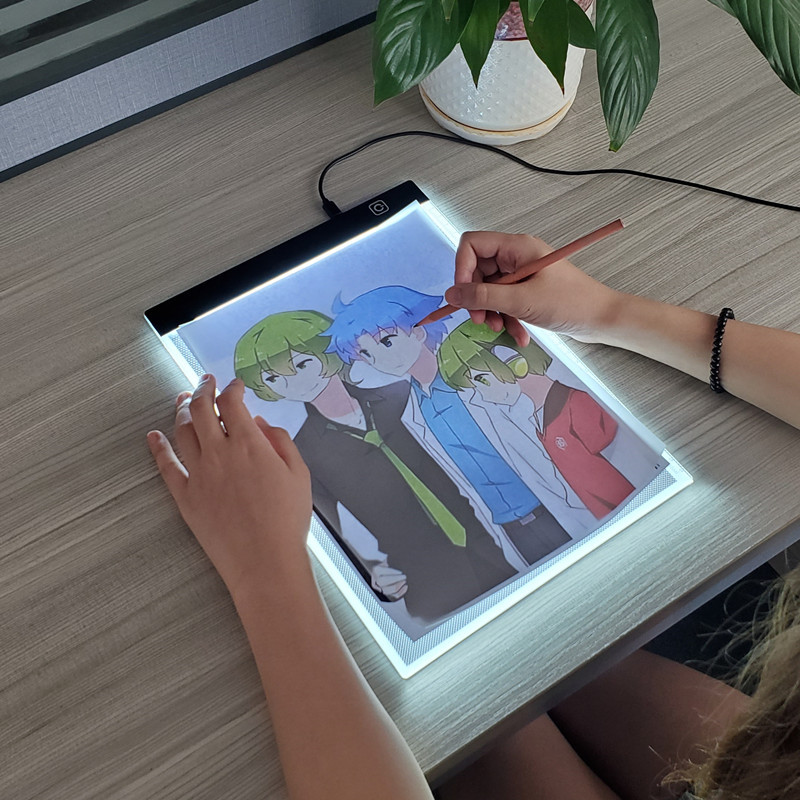 Tableta De Calcar Dibujo A4 Luz Led Ilustraciones - Image 9
